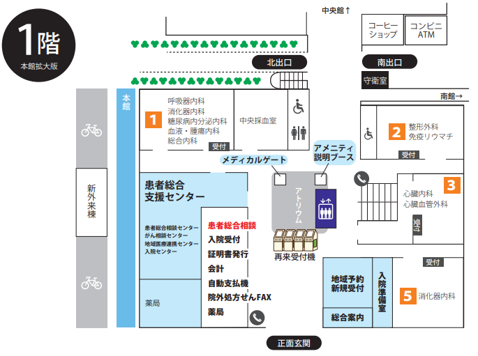 1階総合案内