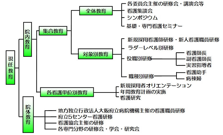 現任教育の構成